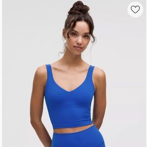 lululemon Align Tank Top Cerulean Blue